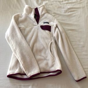 White Patagonia pullover XXS